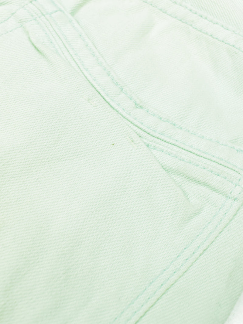 Next Denim Short For Ladies-Cyan Green Faded-F344