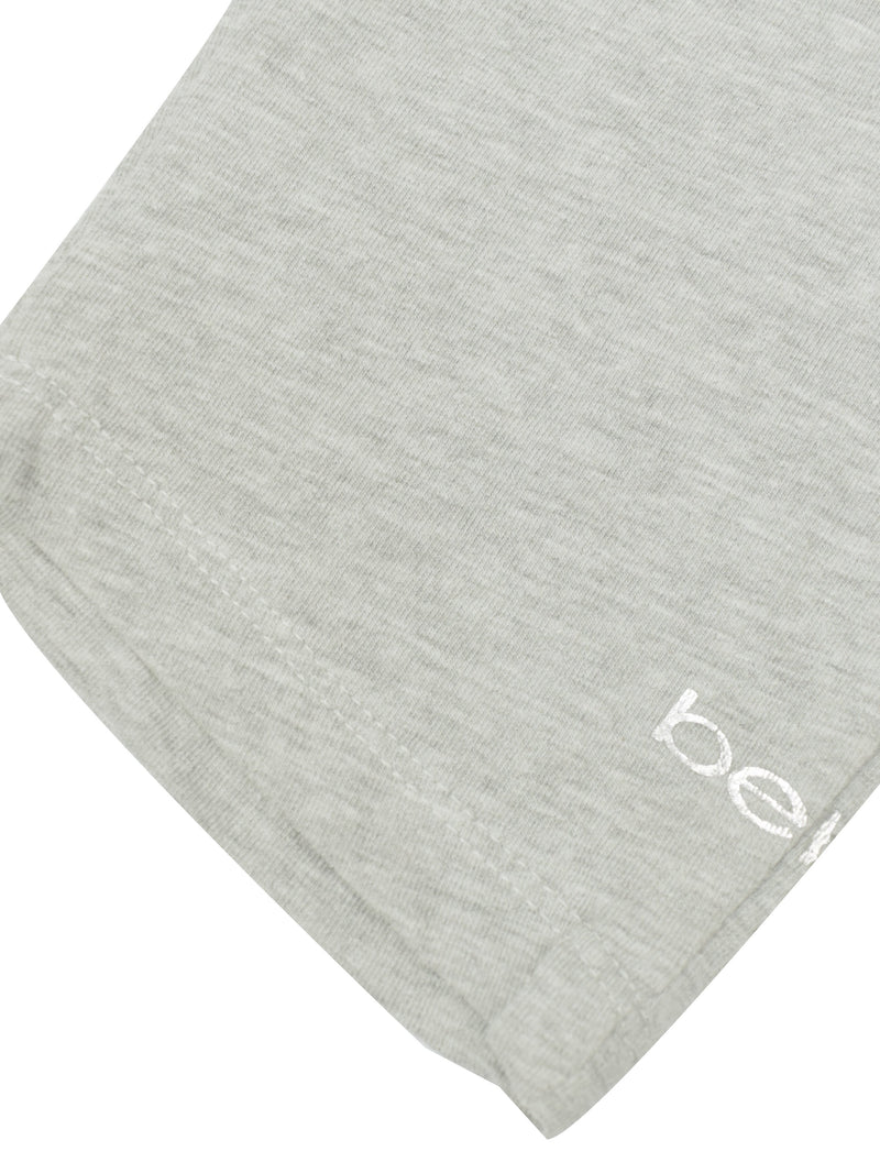 Next Summer Signle Jersey Short For Kids-Grey Melange-AN2857