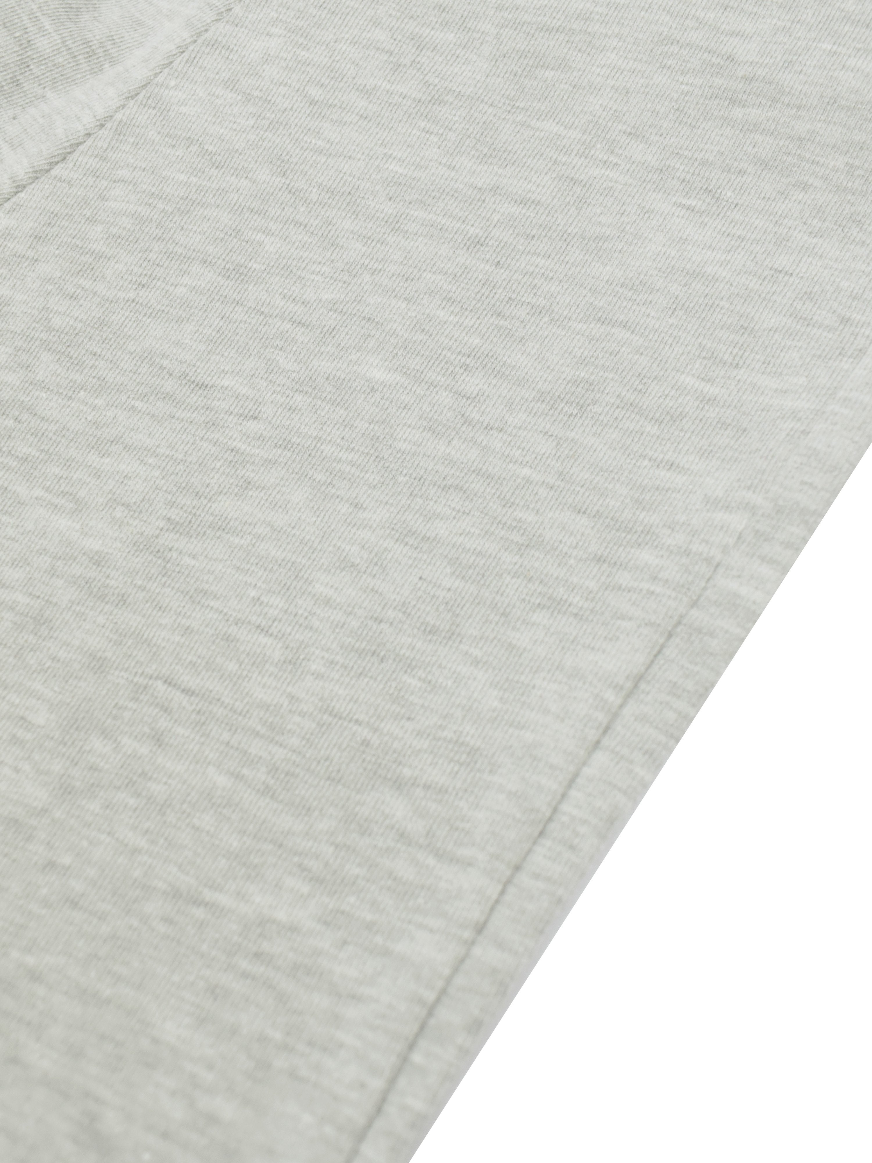 Next Summer Signle Jersey Short For Kids-Grey Melange-AN2857