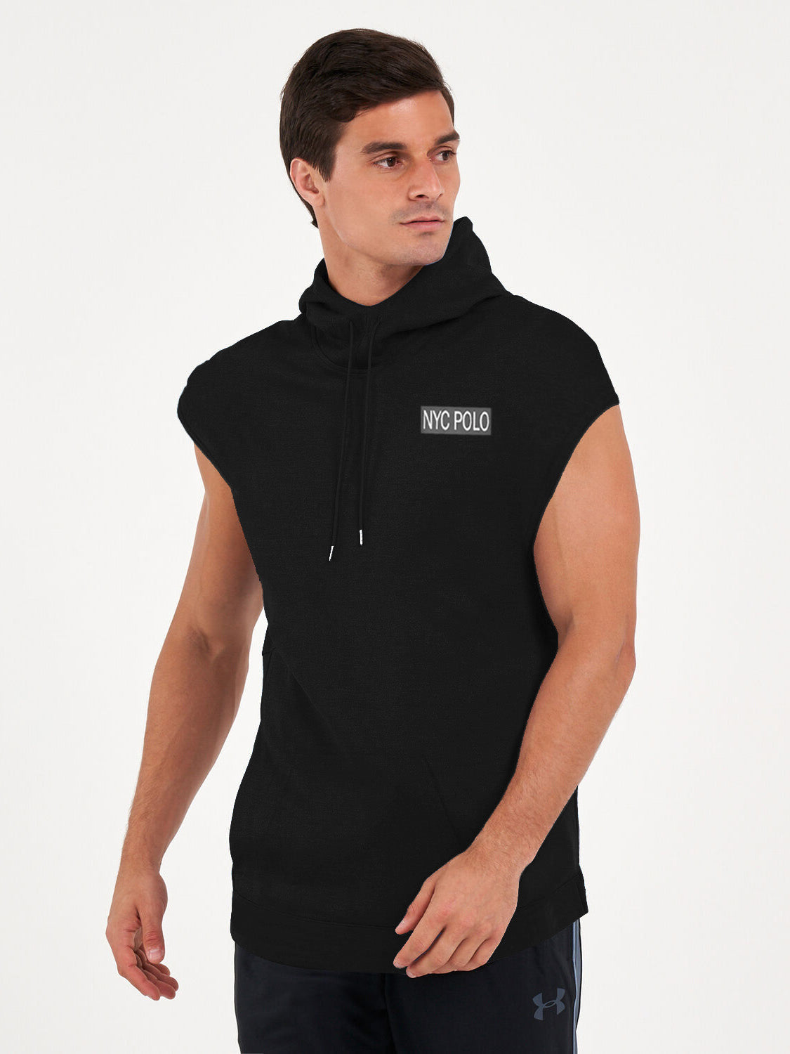 Hoodie over polo shirt best sale