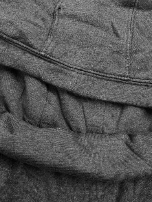 NK Fleece Cowl Neck Pullover Hoodie For Men-Charcoal Melange-RT1367