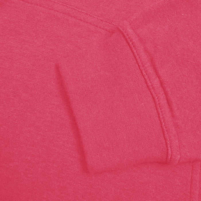 NK Fleece Funnel Neck Pullover Hoodie For Men-Pink With Dark Navy Embroidery-SP4538