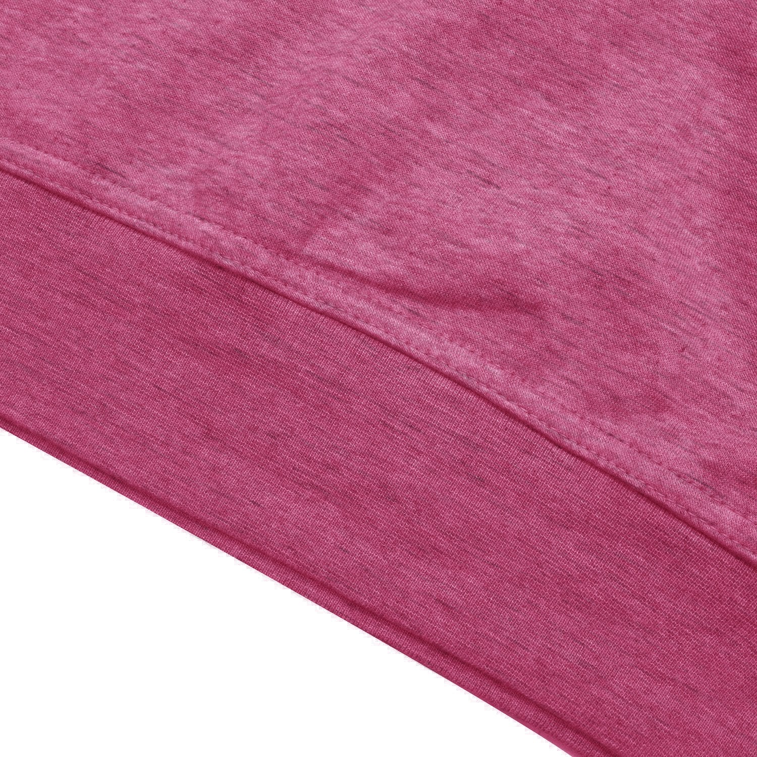 NK Fleece Funnel Neck Pullover Hoodie For Men-Pink Melange With Dark Navy Embroidery-SP4529