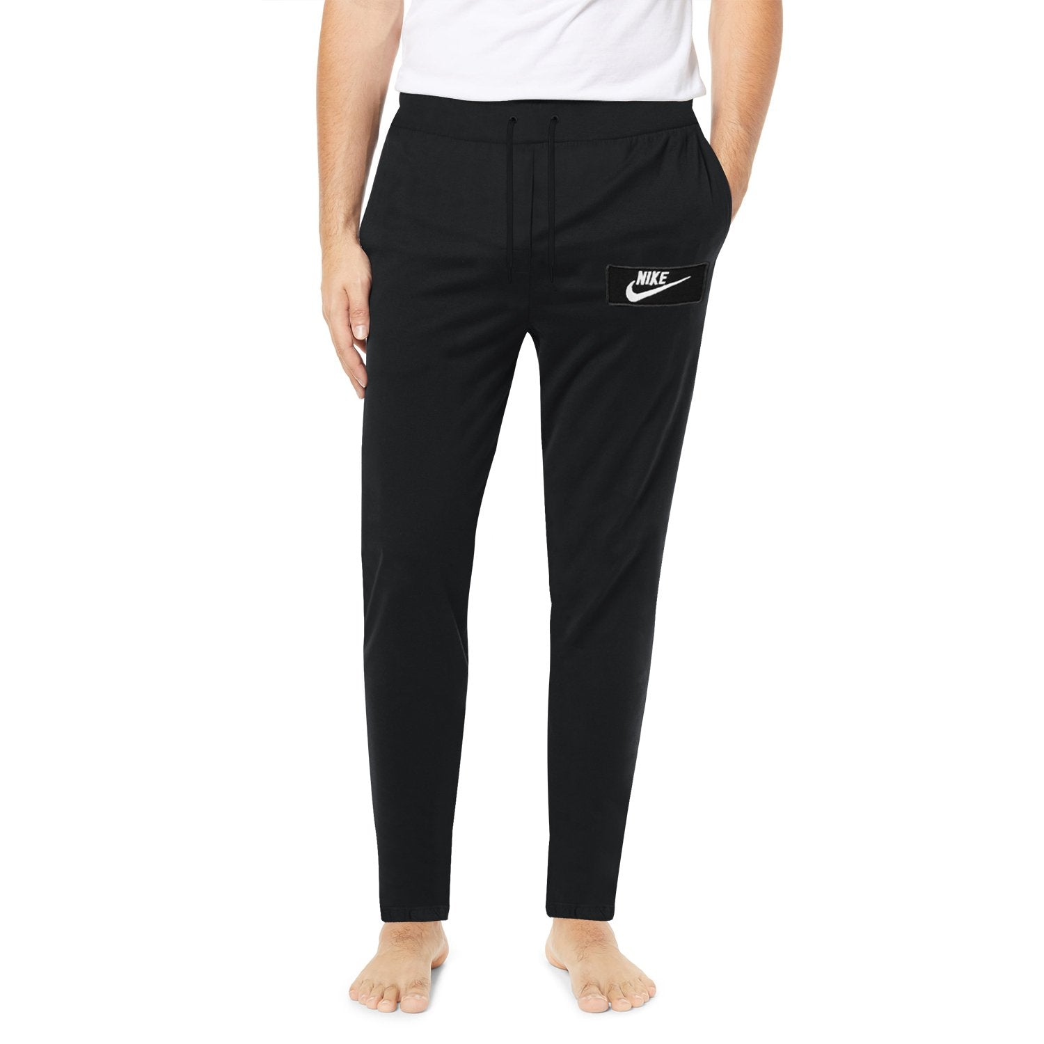 NK Summer Terry Trouser For Boys-Black-BE12844