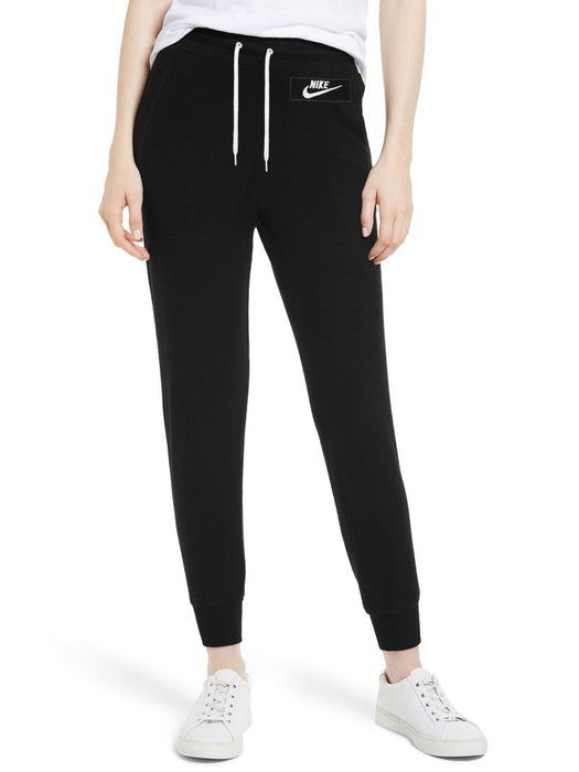NK Terry Fleece Fit Pant Style Trouser For Ladies-Black-BR178