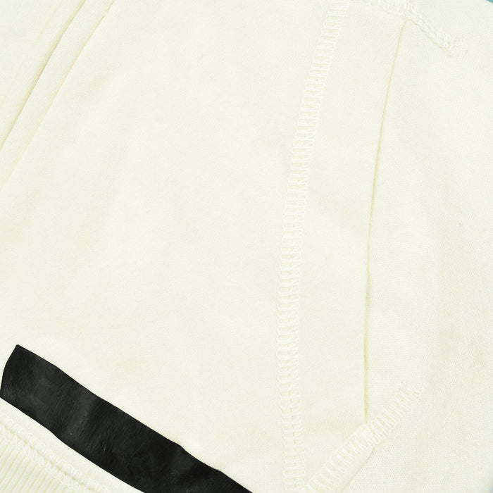 NK Slim Fit Stretchable Zipper Hoodie For Men-Light Yellow with Dark Zinc & Sky Panel-BE11042