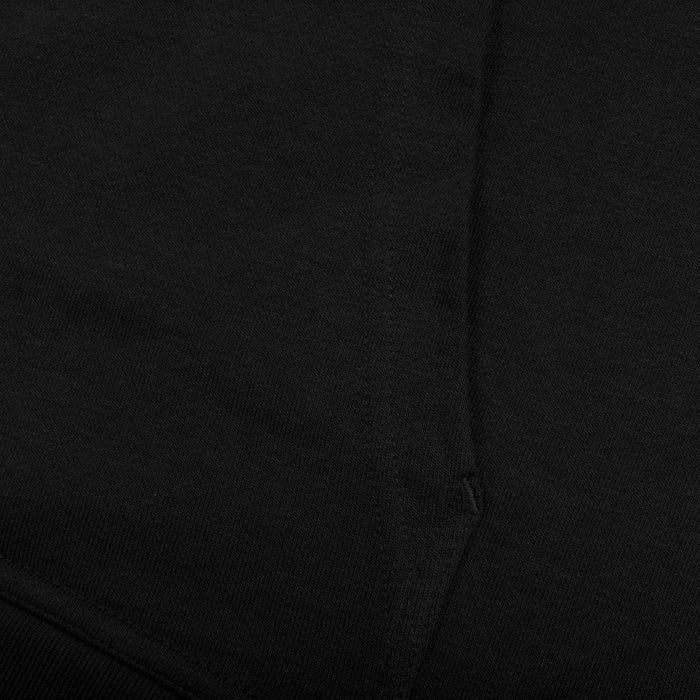 NK Terry Fleece V Neck Hoodie For Ladies-Black-BE13972