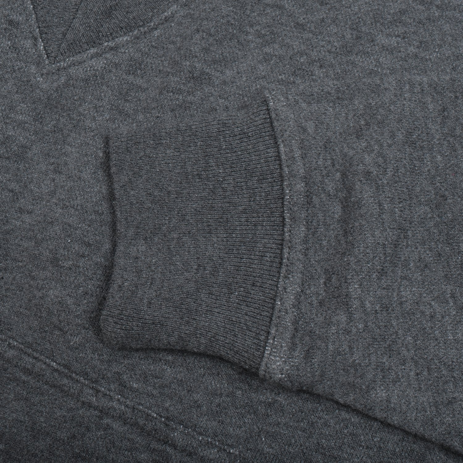 NK Terry Fleece Lace Up Hoodie For Ladies-Charcoal Melange-BE10458