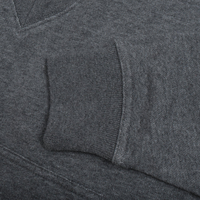 NK Terry Fleece Lace Up Hoodie For Ladies-Charcoal Melange-BE10458