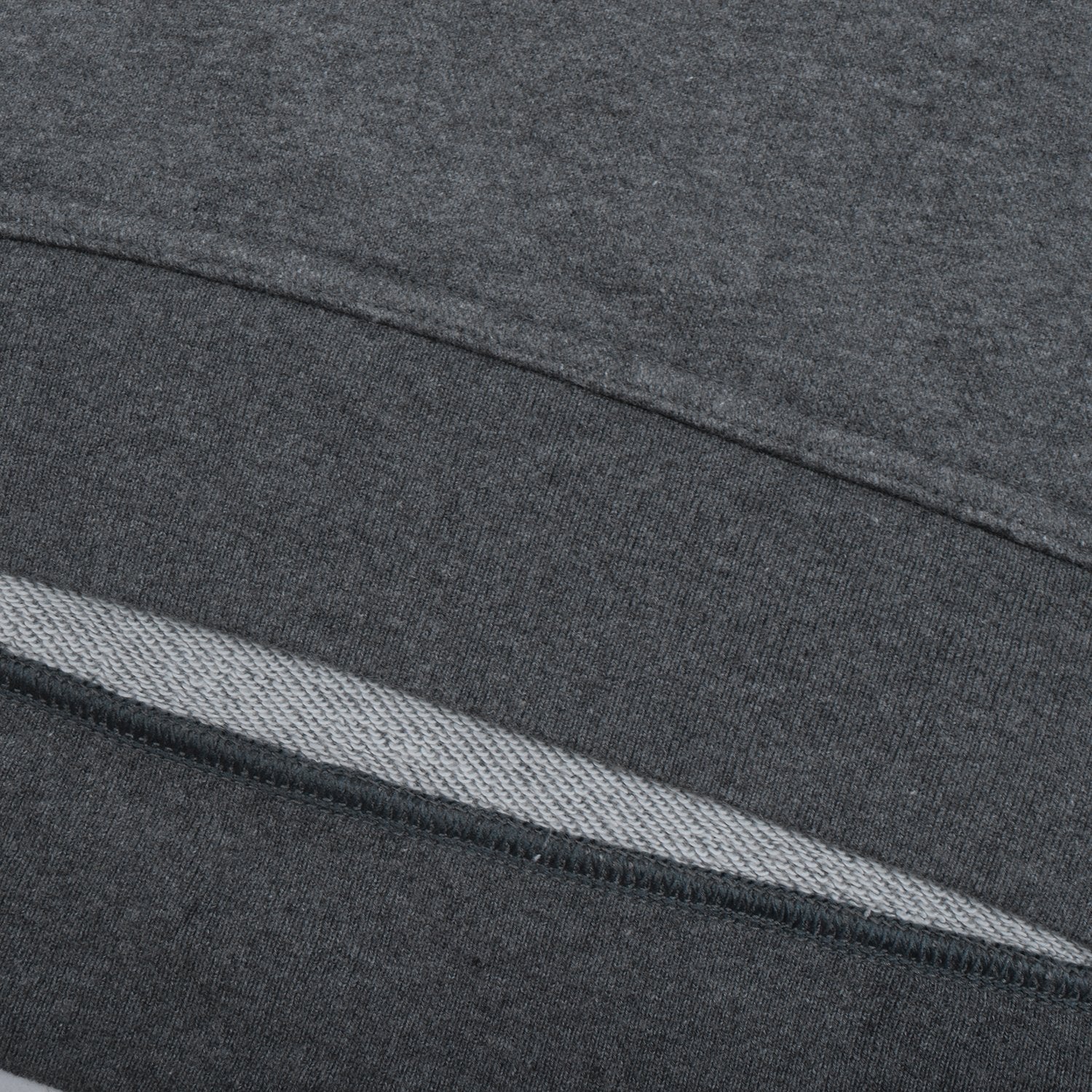 NK Terry Fleece Lace Up Hoodie For Ladies-Charcoal Melange-BE10458