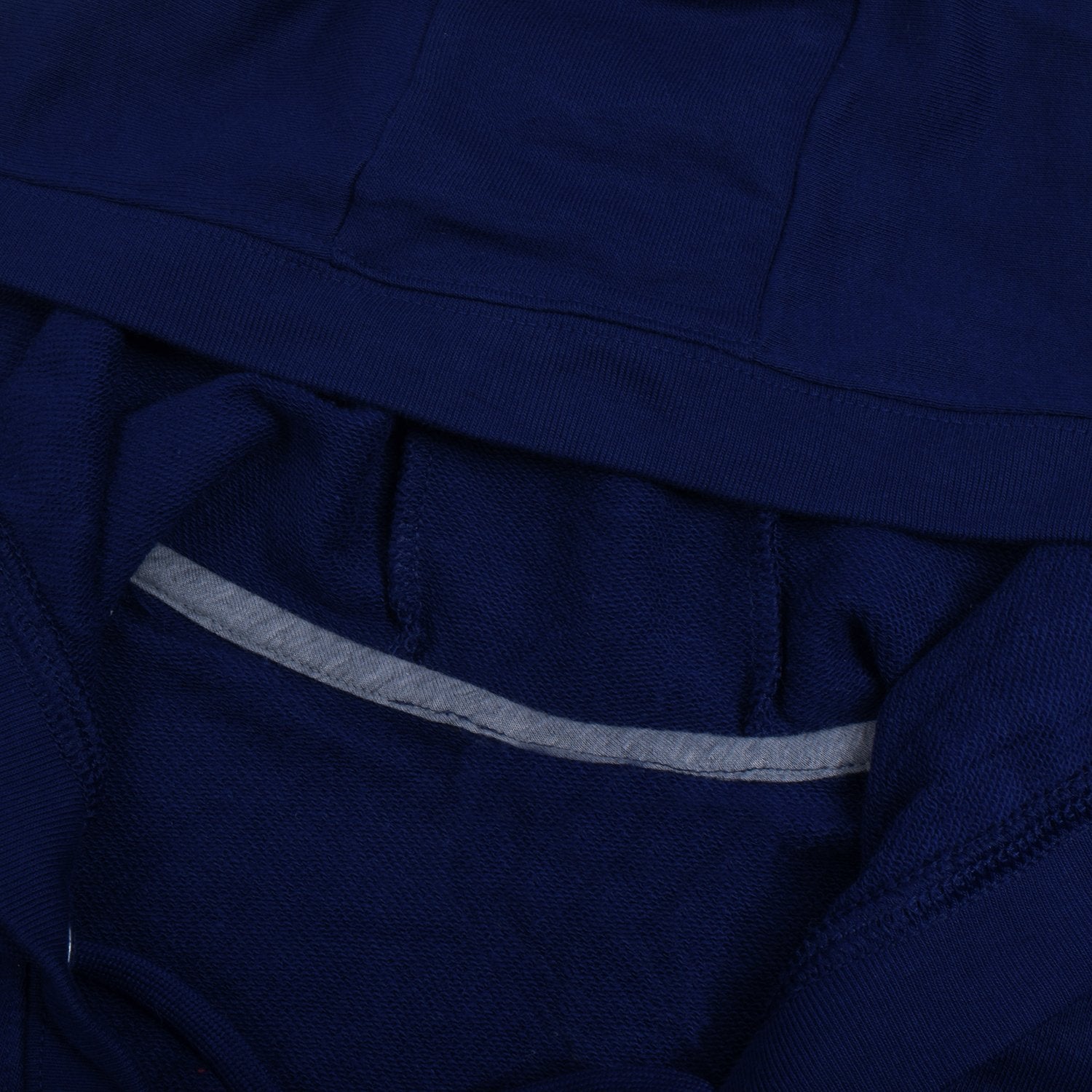 NK Terry Fleece Lace Up Hoodie For Ladies-Dark Royal Blue-BR116