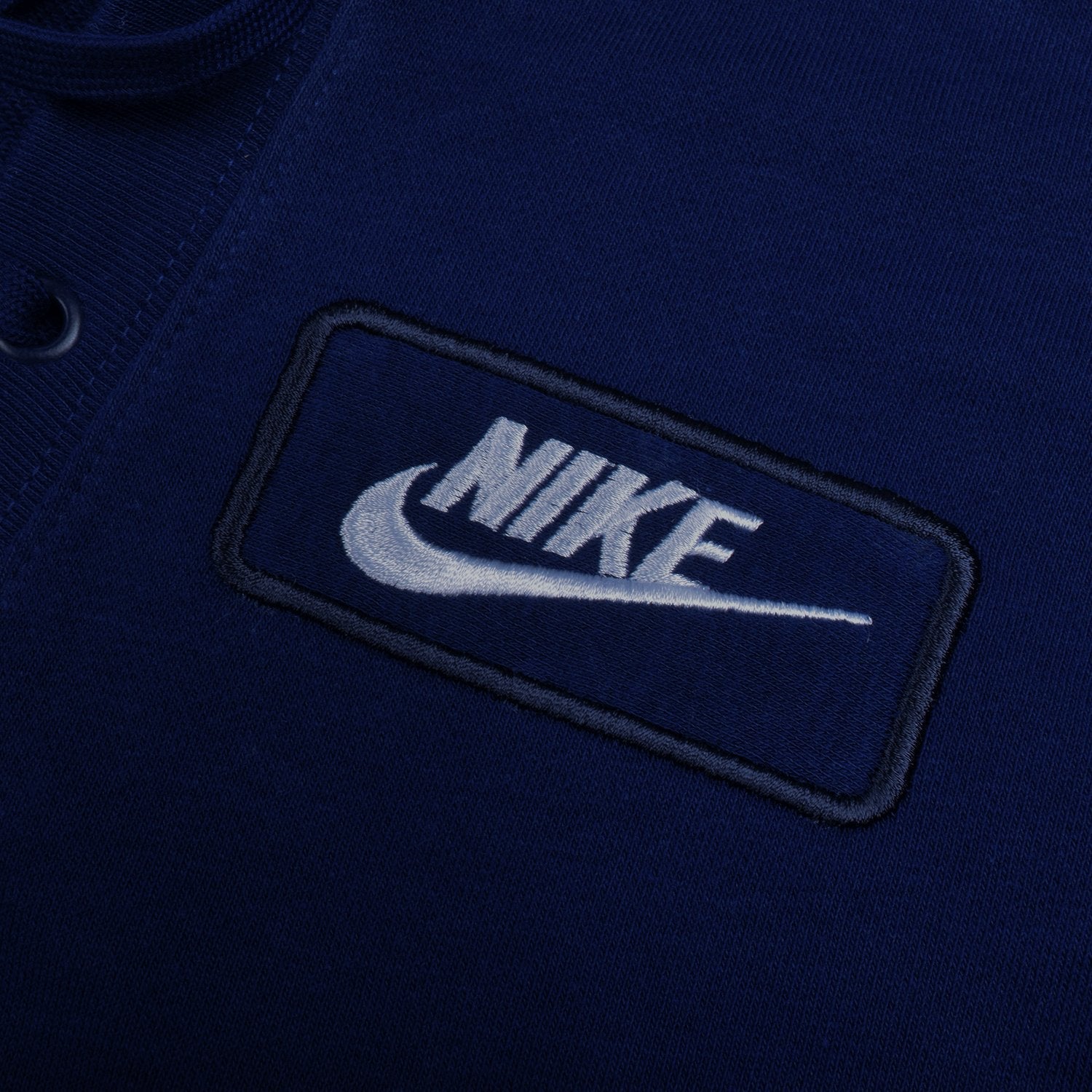 NK Terry Fleece Lace Up Hoodie For Ladies-Dark Royal Blue-BR116