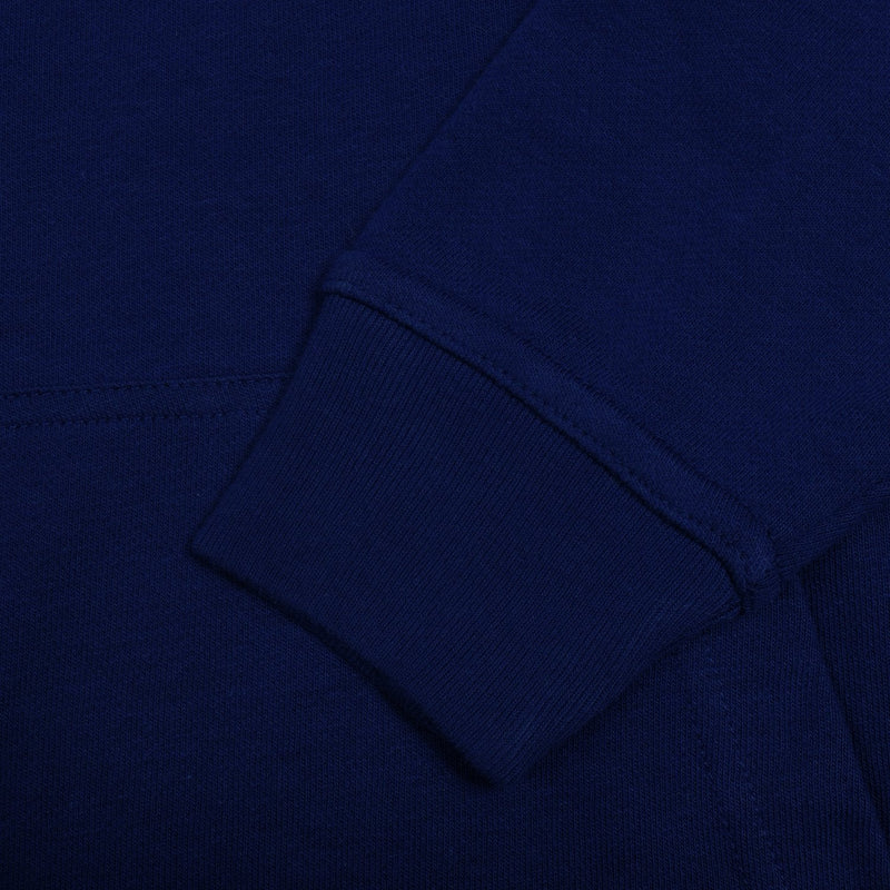 NK Terry Fleece Lace Up Hoodie For Ladies-Dark Royal Blue-BR116