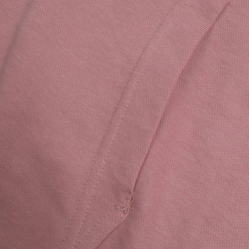 NK Terry Fleece Light Lace Up Hoodie For Ladies-Light Pink-BR117