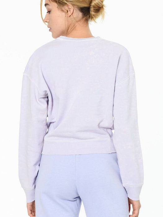 Nk Terry Fleece Rebel Sweatshirt For Ladies-Purple Faded-RT2159