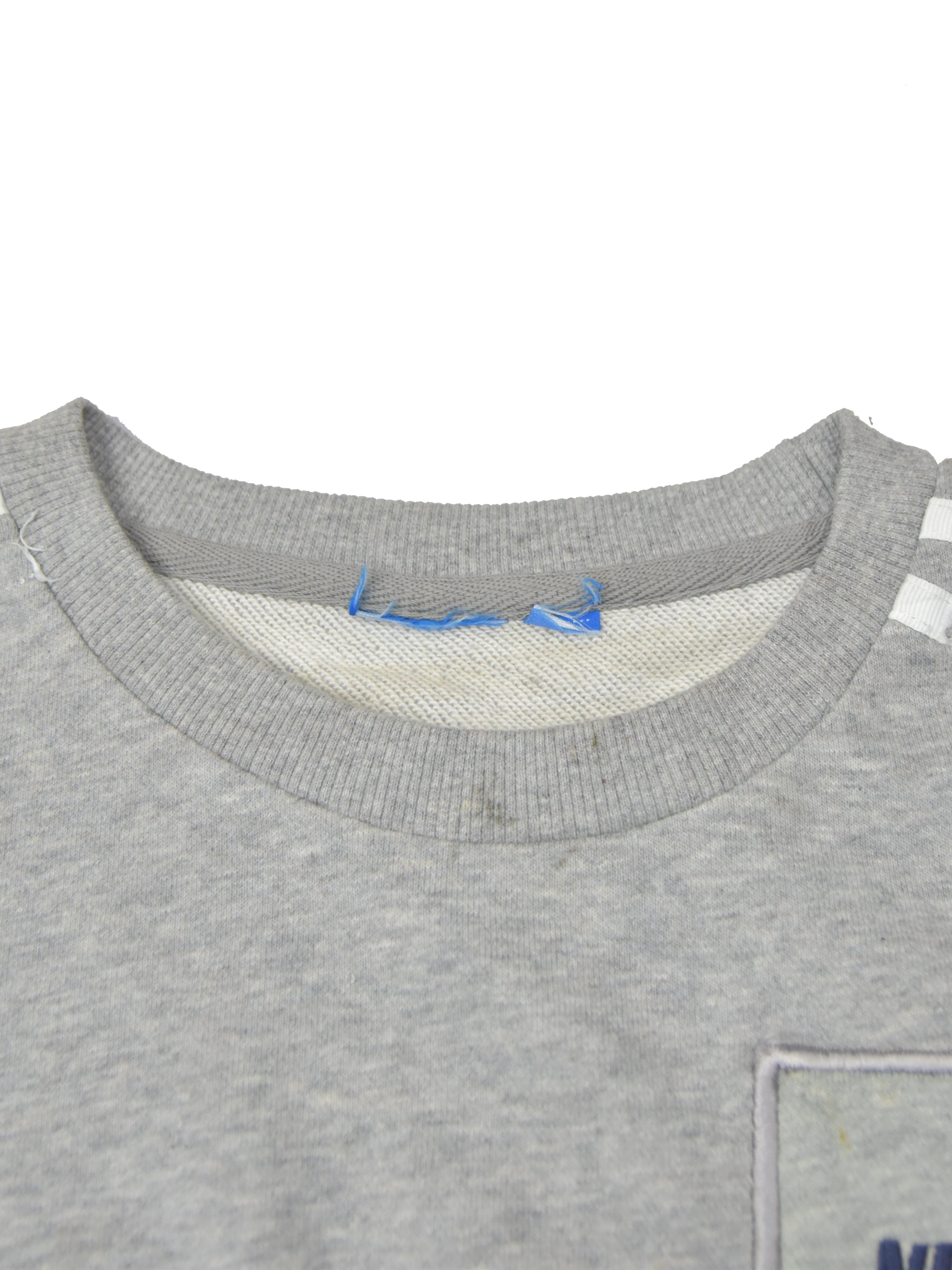 NK Terry Fleece Sweatshirt For Women-Grey Melange-AN6085