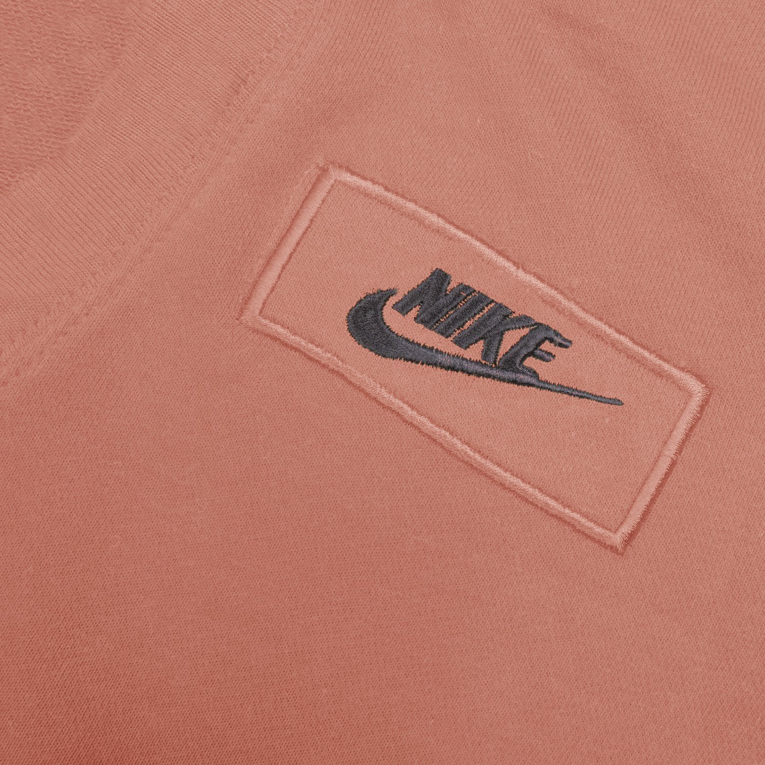 NK Terry Fleece V Neck Hoodie For Ladies-Light Pink-SP4542