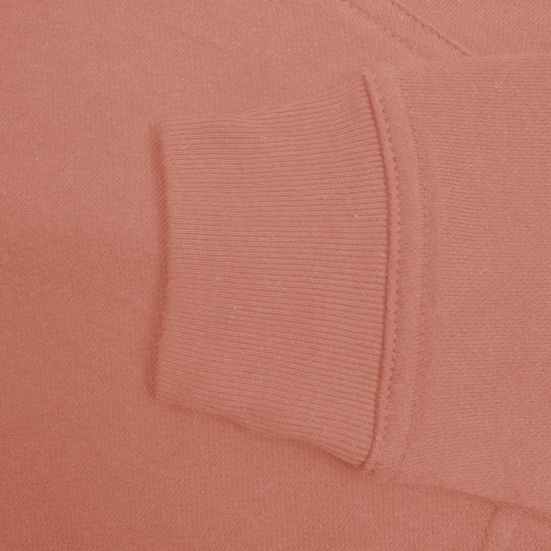 NK Terry Fleece V Neck Hoodie For Ladies-Light Pink-SP4542