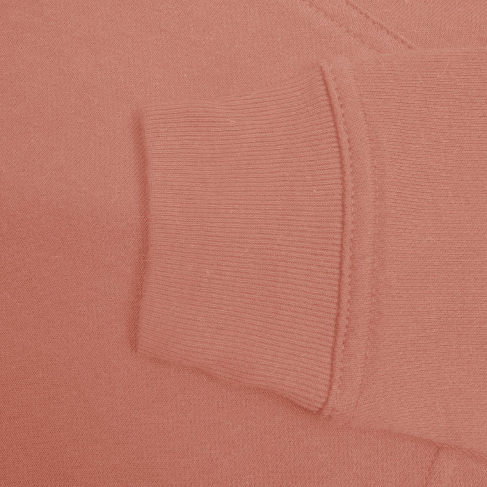 NK Terry Fleece V Neck Hoodie For Ladies-Light Pink-SP4542