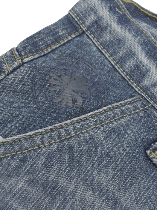 NKY Denim Short For Ladies-Blue Faded-F303