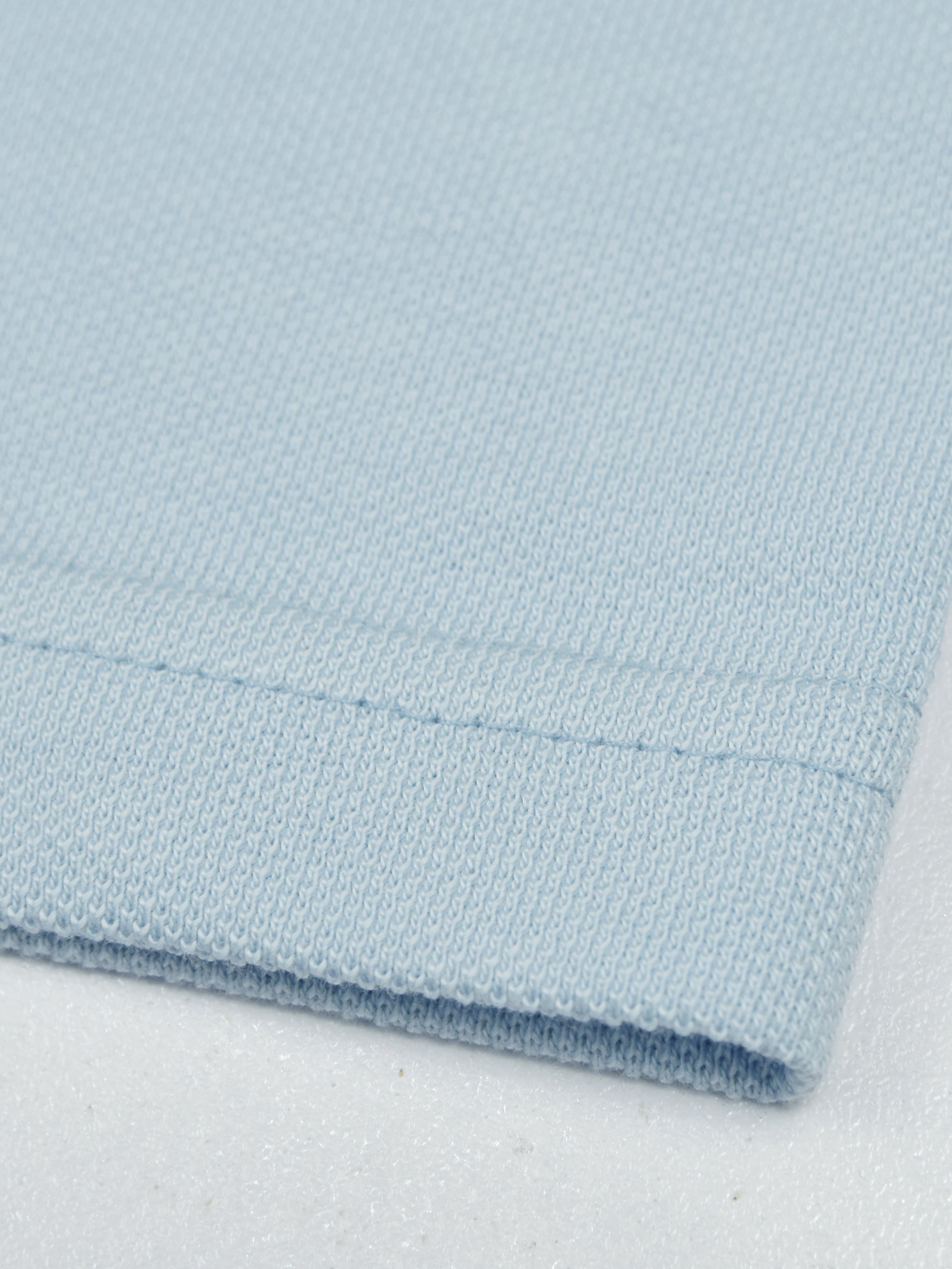 Nxt Stylish Pique Summer Polo For Men-Sky Blue With Panels-AN3943