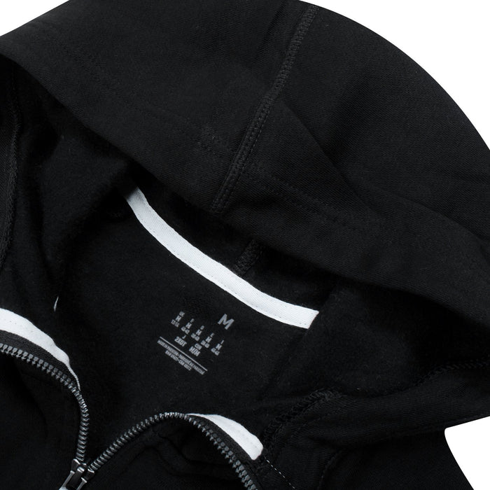 NYC Polo Fleece Zipper Hoodie For Men-Black-BR14352