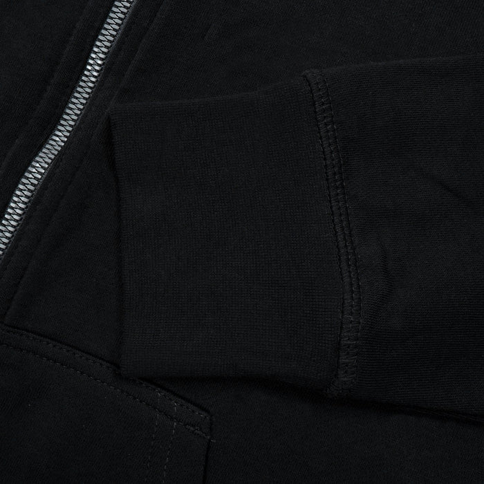 NYC Polo Fleece Zipper Hoodie For Men-Black-BR14352