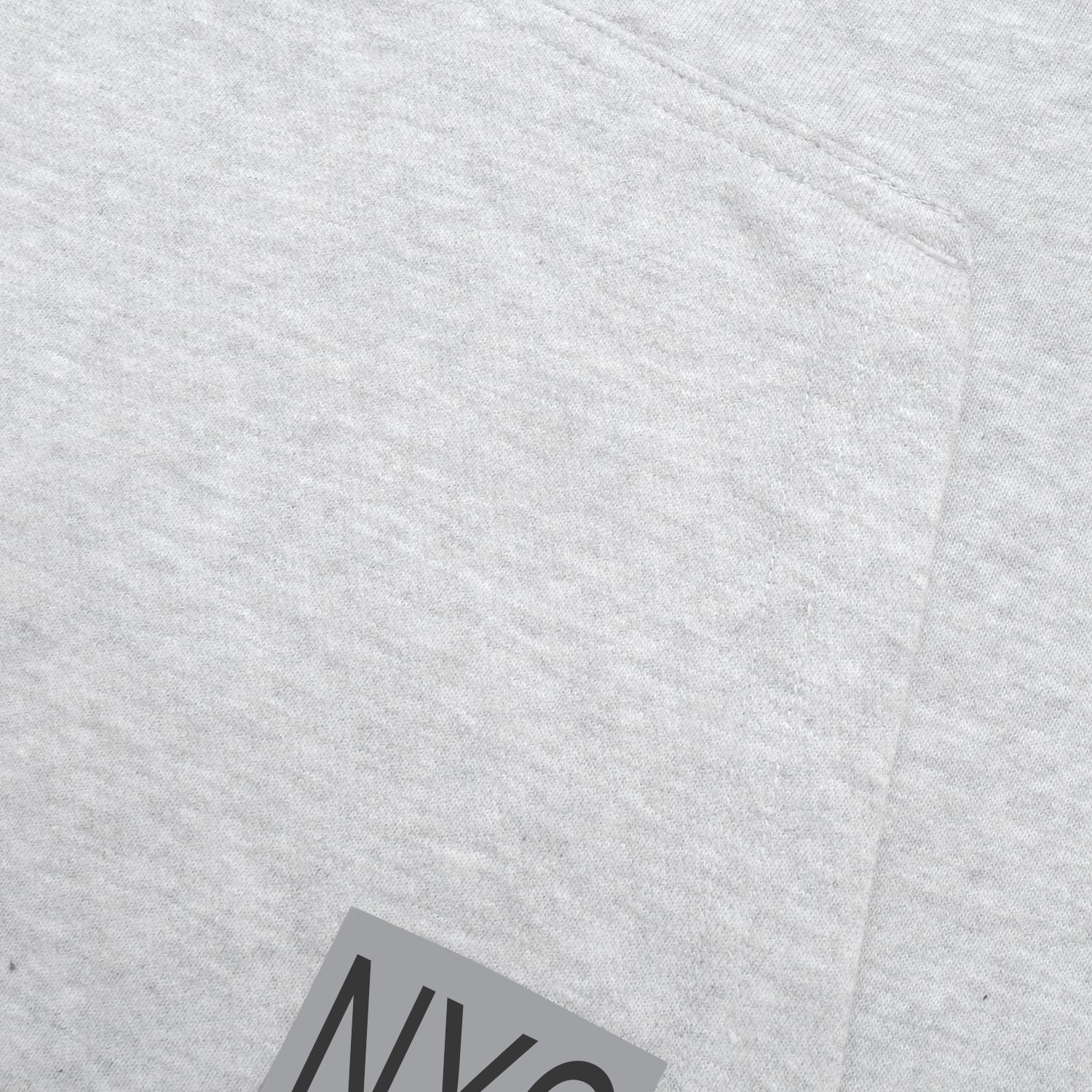 NYC Polo Terry Fleece Essential Pullover Hoodie For Ladies-Grey Melange-RT897