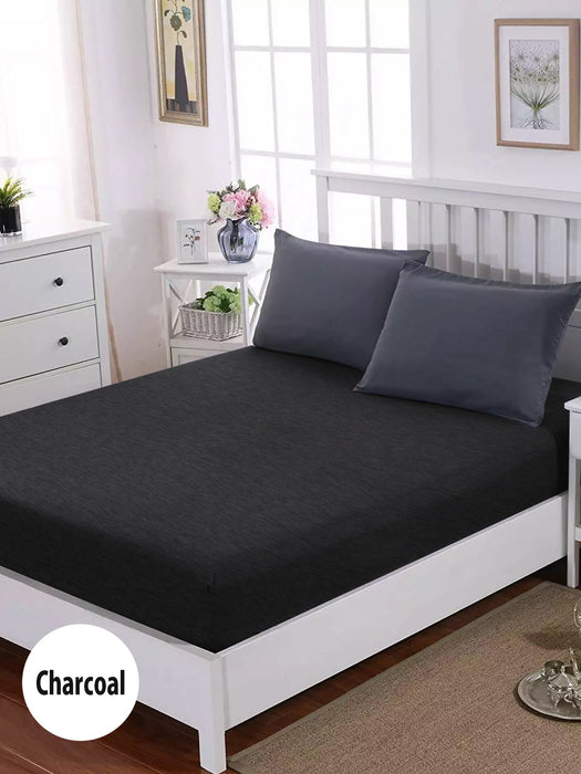 Single Jersey Double Bed Mattress Cover-BE14635