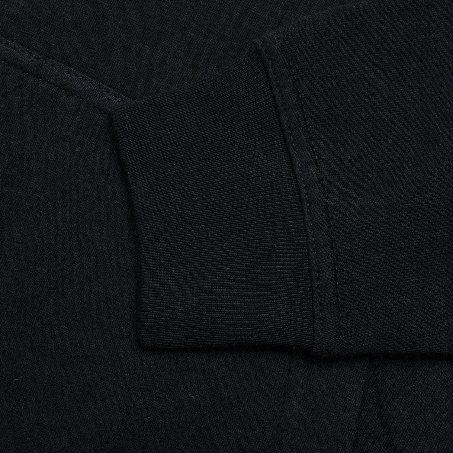 P&B Fleece Pullover Hoodie For Men-Black with Burgundy Melange Panel-BE13174