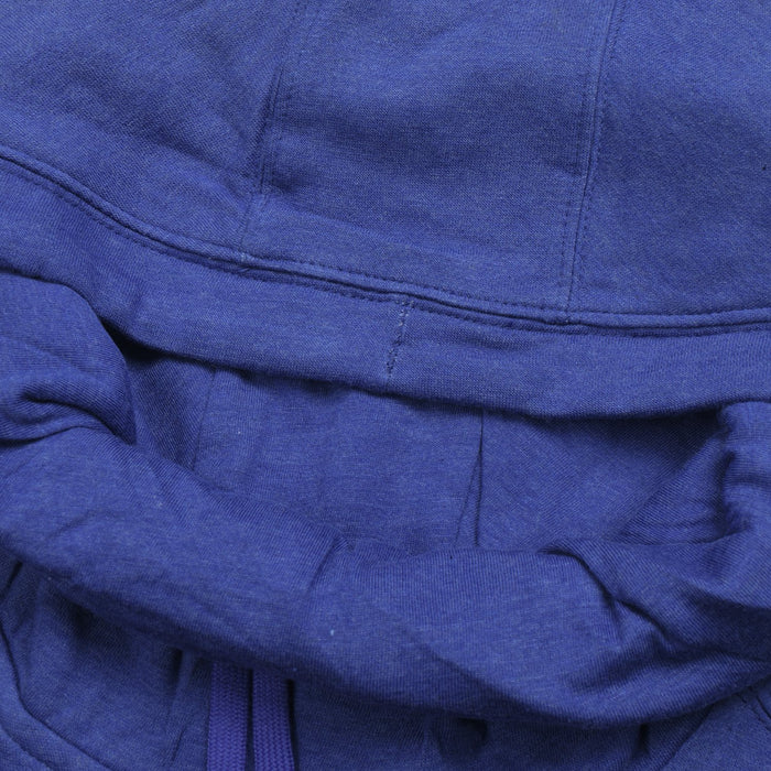 P&B Fleece Pullover Hoodie For Men-Blue Melange with Orange Panel-BE13343