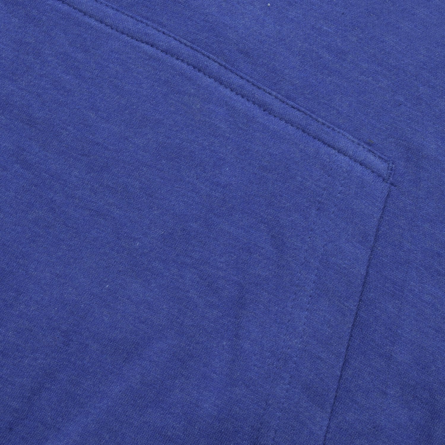 P&B Fleece Pullover Hoodie For Men-Blue Melange with Orange Panel-BE13343