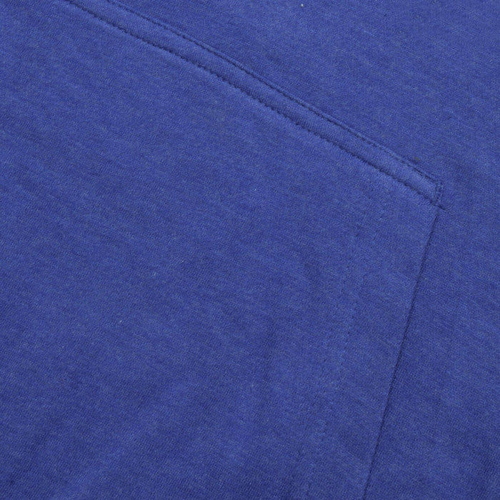 P&B Fleece Pullover Hoodie For Men-Blue Melange with Orange Panel-BE13343