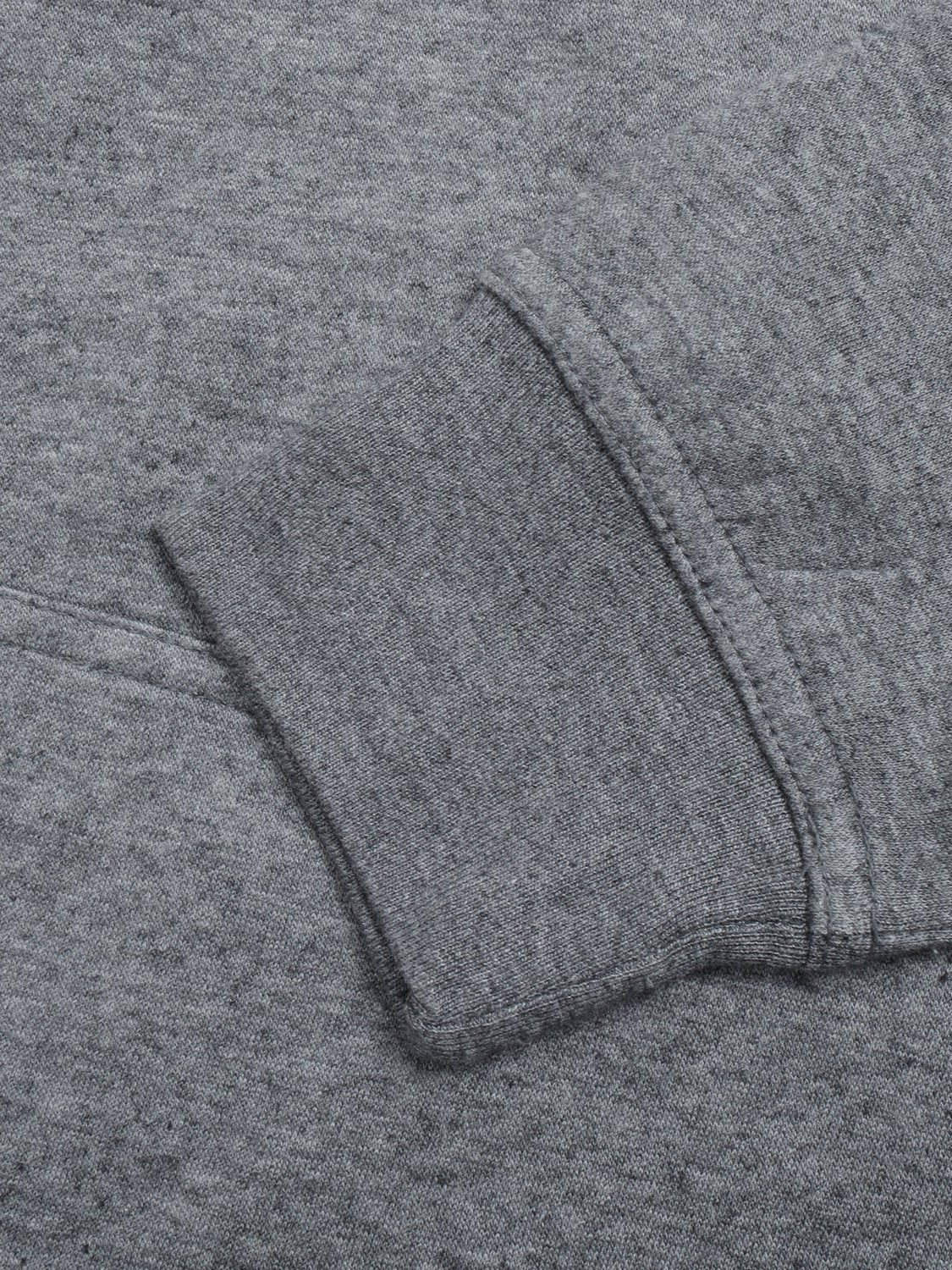 P&B Fleece Pullover Hoodie For Men-Charcoal Melange With Pink Panel-RT2158