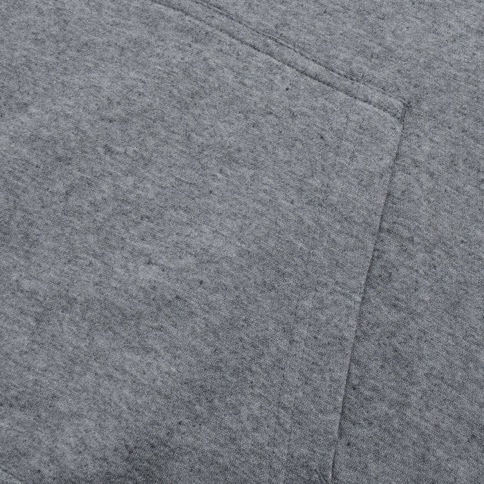 P&B Fleece Pullover Hoodie For Men-Charcoal Melange with Pink Panel-BE13227