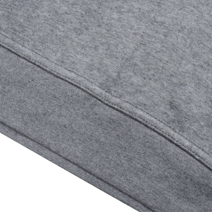 P&B Fleece Pullover Hoodie For Men-Charcoal Melange with Pink Panel-BE13227