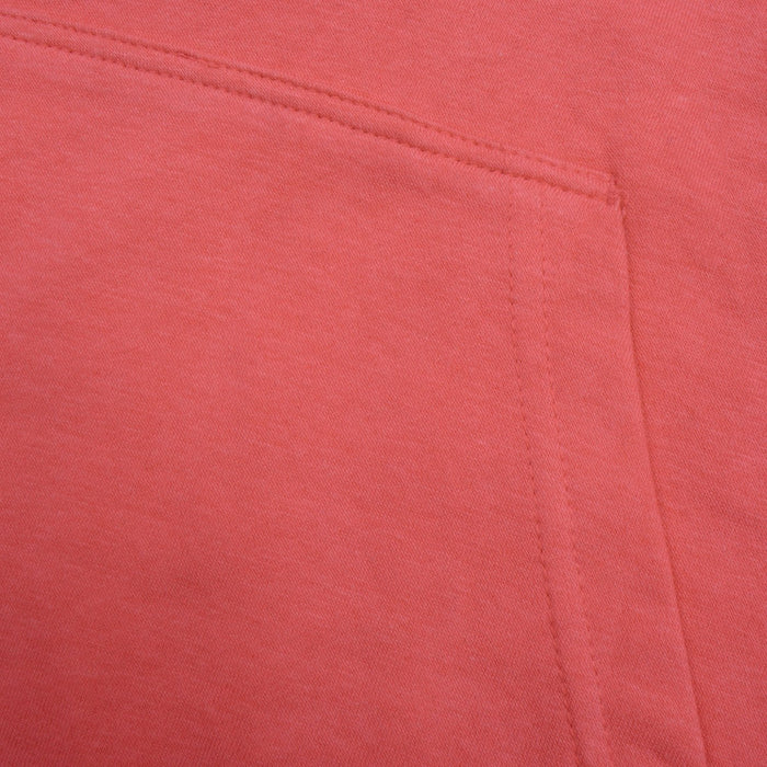 P&B Fleece Pullover Hoodie For Men-Coral Pink with Black Panel-BE13812