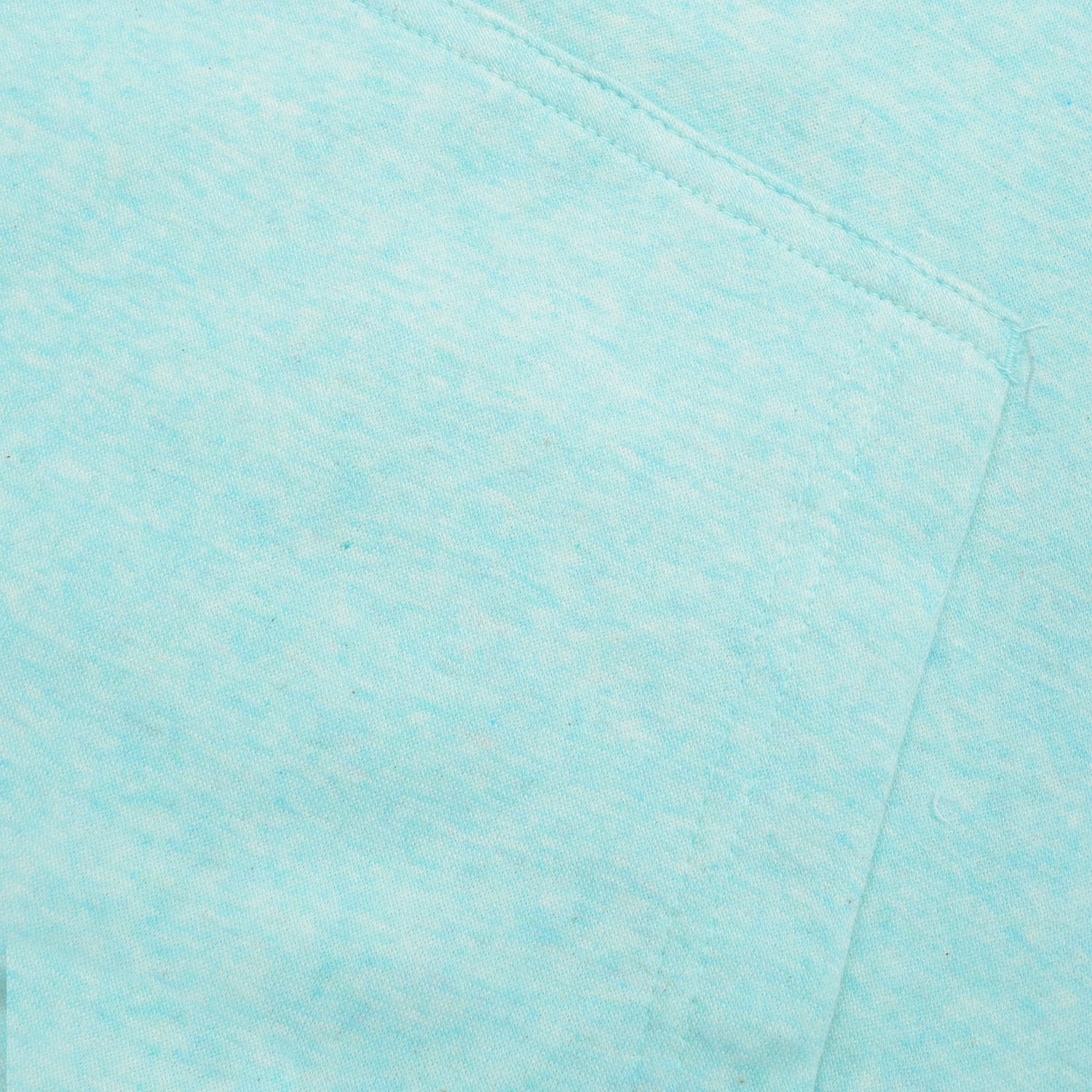 P&B Fleece Pullover Hoodie For Men-Green Melange With Navy Panel-BE13428