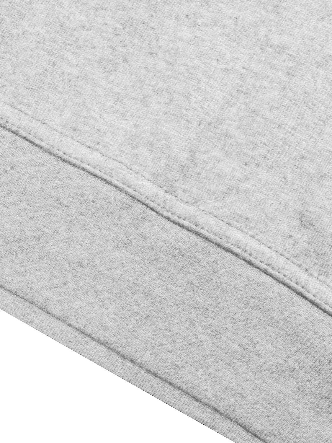 P&B Fleece Pullover Hoodie For Men-Grey Melange With Navy Panel-RT2156