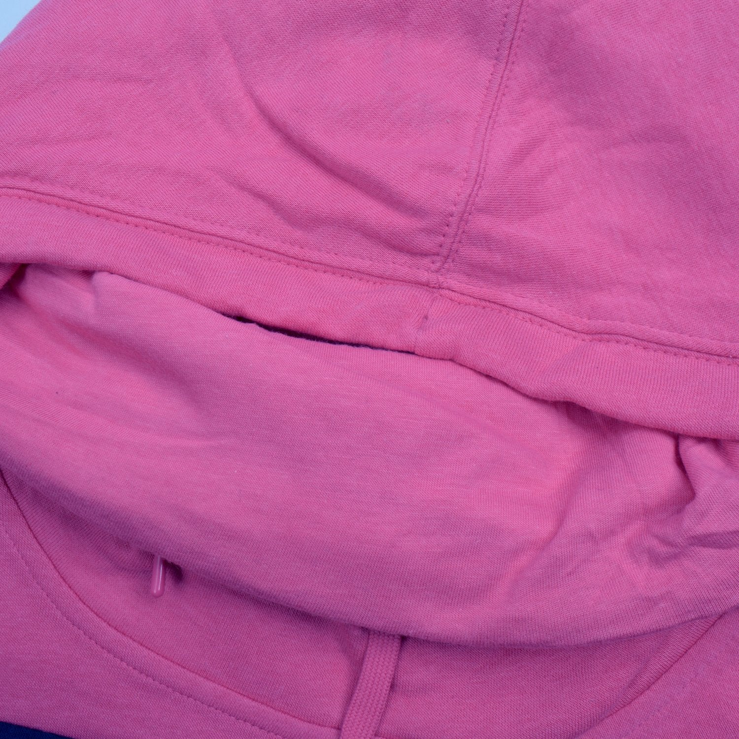 P&B Fleece Pullover Hoodie For Men-Magenta Melange with Dark Navy Panel-BE13811