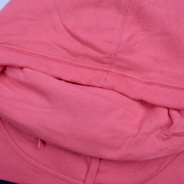 P&B Fleece Pullover Hoodie For Men-Magenta With Dark Blue Panel-BE13571