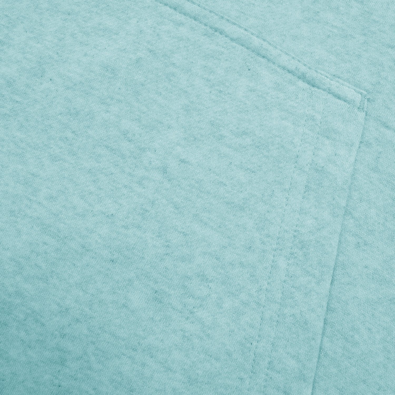 P&B Fleece Pullover Hoodie For Men-Sky Blue Melange with Burgundy Panel-SP4146