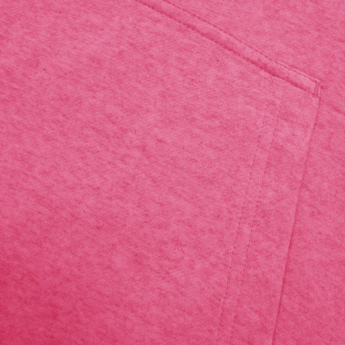 P&B Fleece Pullover Hoodie For Men-Pink Melange with Navy Panel-SP4147