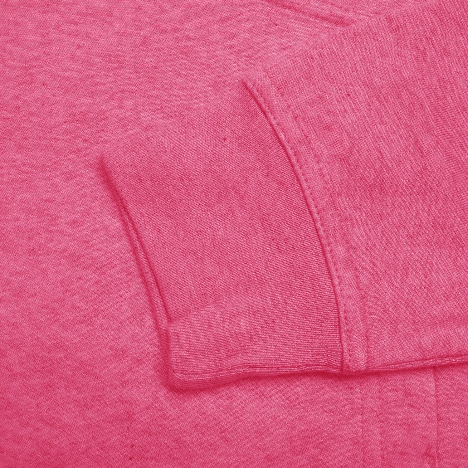 P&B Fleece Pullover Hoodie For Men-Pink Melange with Navy Panel-SP4147