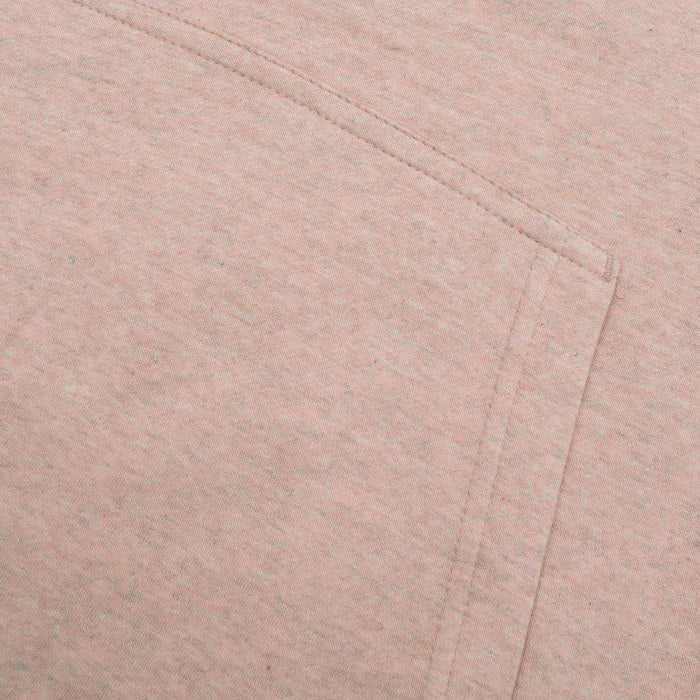 P&B Fleece Pullover Hoodie For Men-Peach Melange With Indigo Panel-BE13427