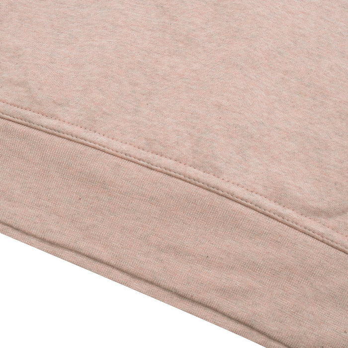 P&B Fleece Pullover Hoodie For Men-Peach Melange With Indigo Panel-BE13427