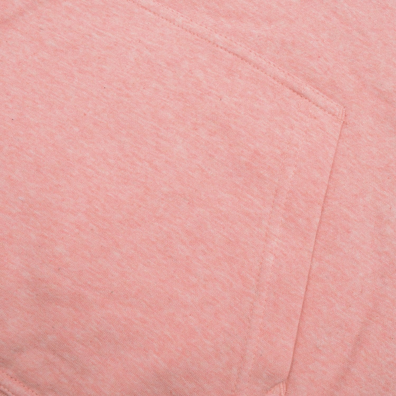 P&B Fleece Pullover Hoodie For Men-Pink Melange With Navy Panel-BE13429