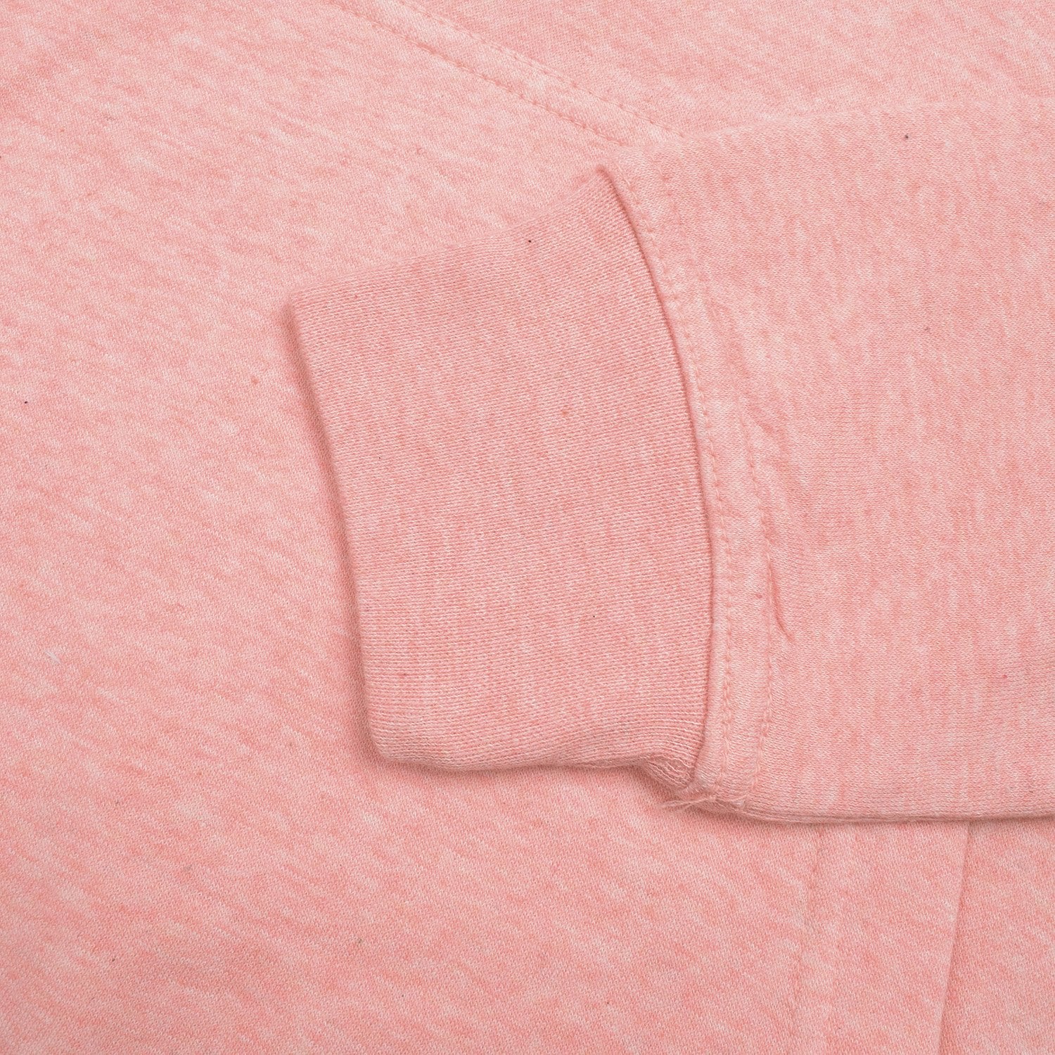 P&B Fleece Pullover Hoodie For Men-Pink Melange With Navy Panel-BE13429