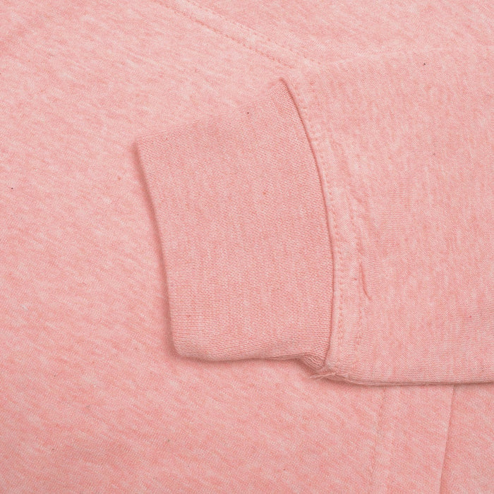 P&B Fleece Pullover Hoodie For Men-Pink Melange With Navy Panel-BE13429