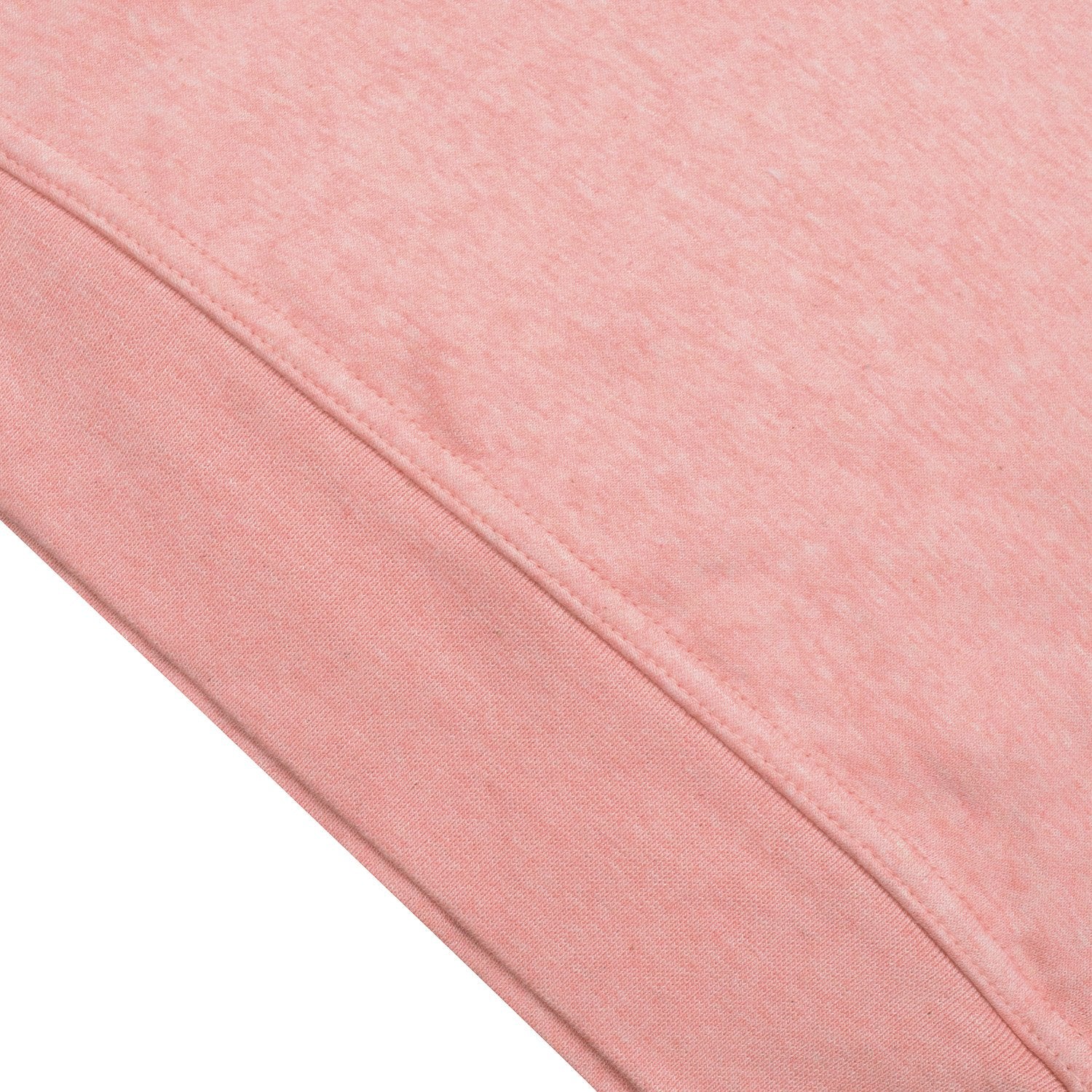 P&B Fleece Pullover Hoodie For Men-Pink Melange With Navy Panel-BE13429